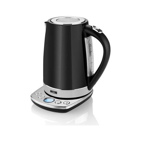 Bollitore 158790000 Con Controllo Elettronico, Acciaio Inossidabile, Nero, 2200 W, Base Girevole 360°, 1,7 L - Foto 1