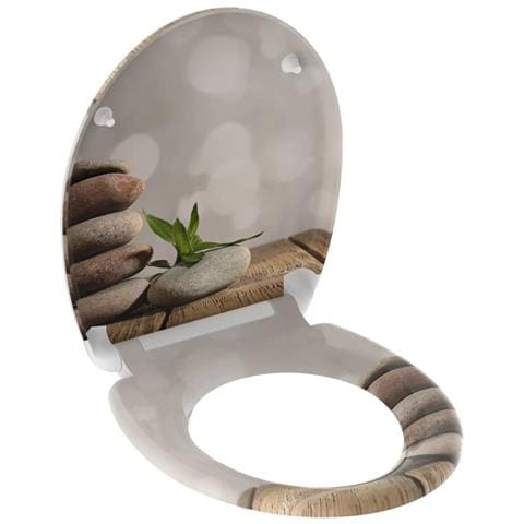 Tavoletta WC Chiusura Rallentata Sgancio Rapido STONE PYRAMID - Foto 1