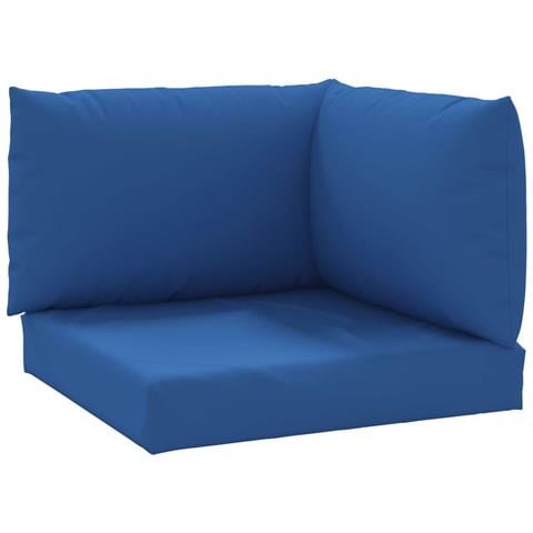 Cuscini per Pallet 3 pz Blu in Tessuto Oxford - Foto 1