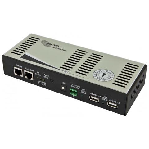99300, Nero, IEEE 802.3, IEEE 802.3ab, IEEE 802.3af, IEEE 802.3at, IEEE 802.3u, 0 - 50 °C, -40 - 70 °C, 10 - 90%, 5 - 90% - Foto 1