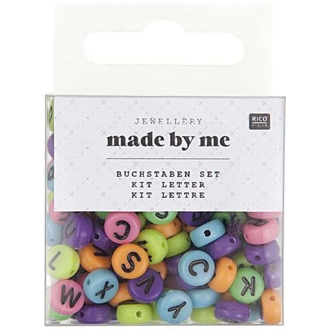 165 Perline Rotonde - Alfabeto - Multicolor - Foto 1