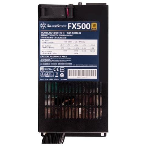 Sst-fx500-g Alimentatore Per Computer 500 W 20+4 Pin Atx Flex Atx Nero - Foto 2