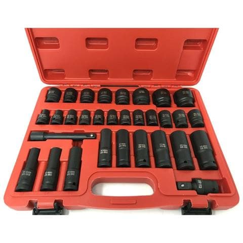 Kit 32 Bussole Per Avvitatore Pneumatico 1/2" Bussola Adattatore Impatto - Foto 4