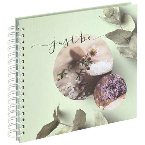 Relax Album Fotografico E Portalistino Marrone, Lillà, Colore Menta 100 Fogli 10 X 15 Cm Rilegatura A Spirale - Foto 1