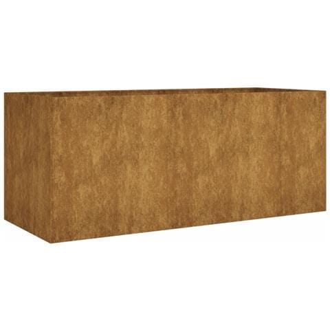 Fioriera Rialzata da Giardino 200x80x80 cm in Acciaio Corten - Foto 1