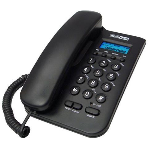 Telefono con vivavoce KXT100, Cornetta cablata. Colore Nero - Foto 1
