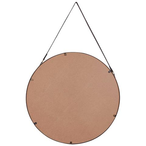 Specchio Da Parete Rotondo Ø 60 Cm Oro Autun - Foto 4