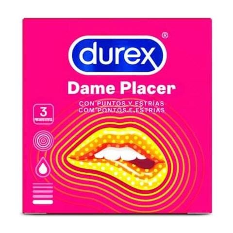 Preservativi Dame Placer Durex 3 Uds - Foto 1