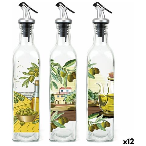 Oliera Anna Tappo Dosatore Vetro 500 Ml (12 Unità) - Foto 1