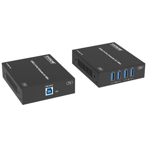 Vivolink Vlusb3ext100 Estensore Kvm (usb3.2 5gbit/s 4-port - Extender Kit 100m - Warranty: 36m) - Foto 1