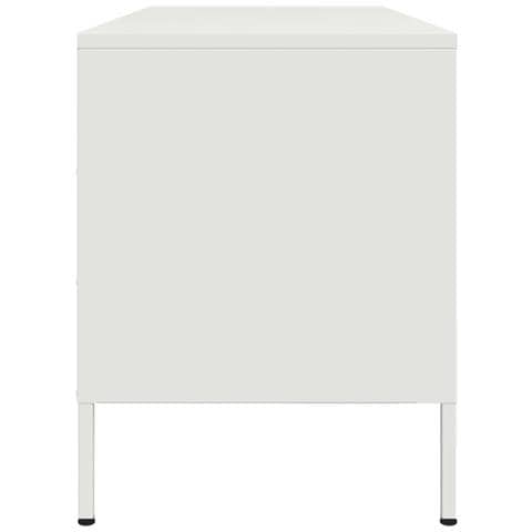 Mobile Tv Bianco 100,5x39x50,5 Cm In Acciaio - Foto 10