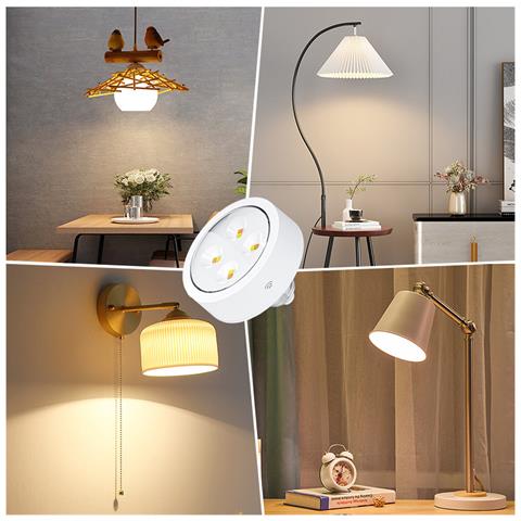 Lampadine E27 Alimentate A Batteria Ricaricabile Con Telecomando White - Foto 2