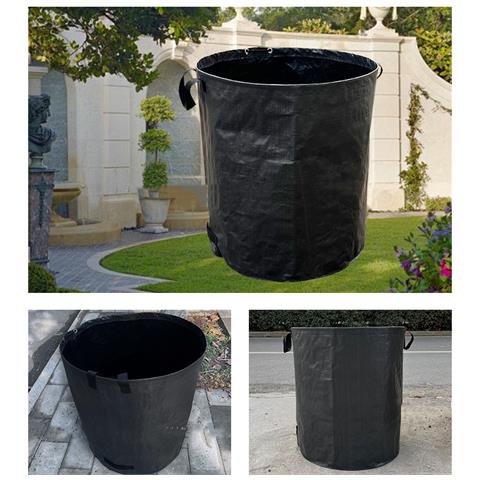Sacco Per Rifiuti Da Giardino Per Foglie Da 272 Litri Black - Foto 2