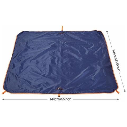 Tappeto Telo Impermeabile Pic Nic Campeggio Borsa Da Viaggio Aperto Spiaggia - Foto 2