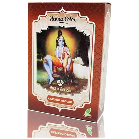 Henna Castaã±o Oscuro Polvo Radhe 100g - Foto 1