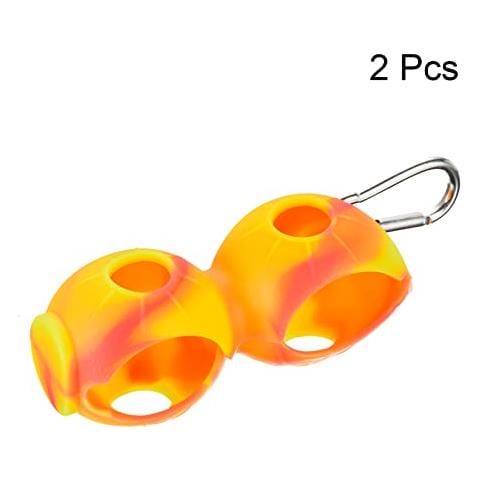Pinza Per Palline Da Golf, Confezione Da 2 - Silicone Giallo - Foto 2