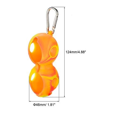 Pinza Per Palline Da Golf, Confezione Da 2 - Silicone Giallo - Foto 3