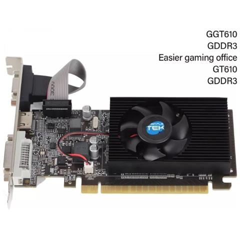 GeForce GT 610 1 GB GDDR 3 PCI Express 2.0 x16 x DL-DVI-D / 1 x HDMI - Foto 5
