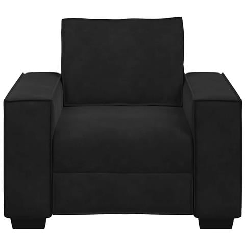 Divano Sedia Nero 60 cm Velluto - Foto 9