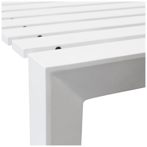 Bruno - Tavolo Con Struttura In Alluminio Verniciato Bianco O Antracite - Foto 8