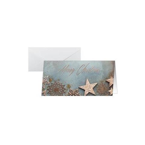 10 Weihnachtskarten Glamorous Christmas Din Lang (ds099) - Foto 1