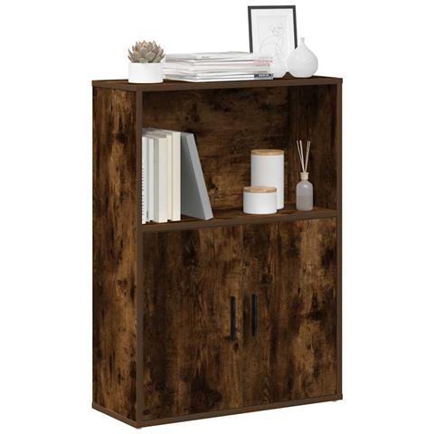 Libreria Rovere Fumo 60x24x85 Cm In Truciolato - Foto 1