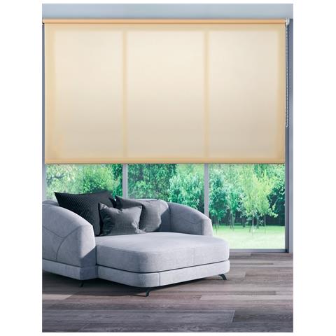 Tenda A Rullo Traslucida Vaniglia 140 Cm X 180 - Foto 3