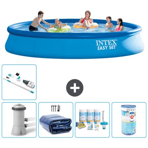 Piscina Fuori Terra - In Giro - 457x84 Cm - Blu - Include Accessori Coordinati A1171 - Foto 1