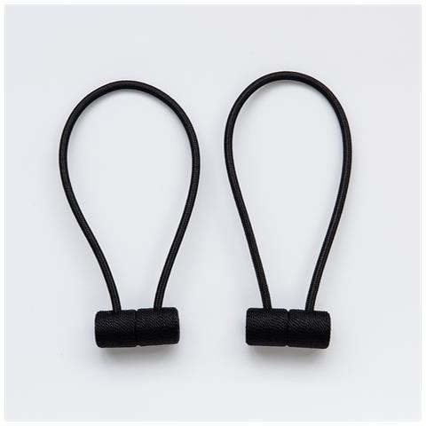 Fermagli Magnetici Per Tende, Supporti Senza Trapano, Corde Decorative (set Da 2) Black - Foto 1