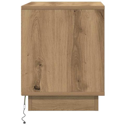 Armadio da Notte con 2 pcs rovere artigianale 44 x 34.5 x 45 cm - Foto 9