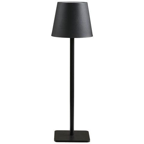 Lampada Da Tavolo Bradford - Nero - Metallo - 10x10x37 Cm - Foto 1