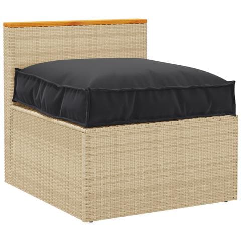 Cuscino per seduta pallet Nero 70 x 70 x 12 cm Tessuto Oxford - Foto 2