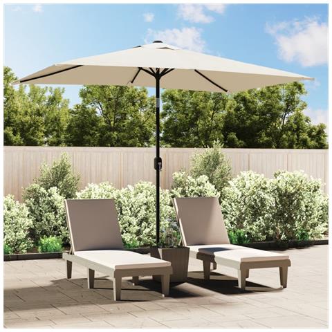 Lusso Casadino -  Parasole 200 X 300 Cm Bianco Sabbia Rettangolare - Foto 8