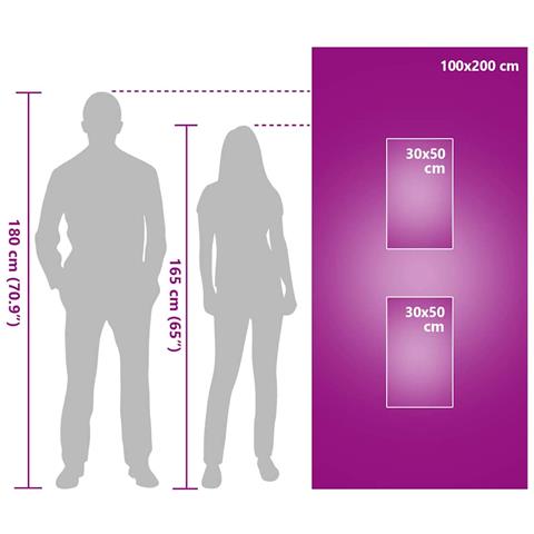 Set di Asciugamani Sportivi 3 pcs Nero Poliestere e poliammide - Foto 9