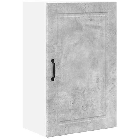 Pensile cucina Grigio cemento 50 x 31 x 80 cm Legno multistrato - Foto 1