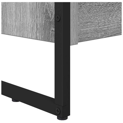 Armadio per Libri 2 pcs Grigio Sonoma 80 x 30 x 155 cm - Foto 9