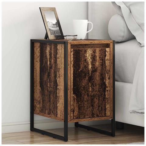 Comodino Legno vecchio 39,5 x 30 x 50 cm Legno multistrato - Foto 2