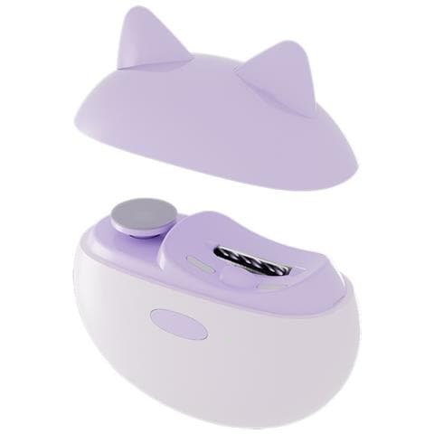 Tagliaunghie E Lima Elettrica 2-in-1 - Sicuro, Tagliaunghie Automatico Lightpurple - Foto 1