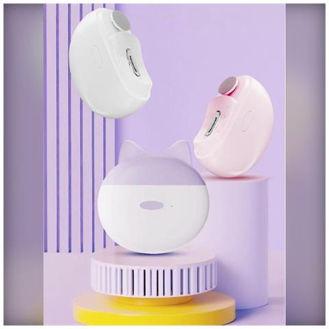 Tagliaunghie E Lima Elettrica 2-in-1 - Sicuro, Tagliaunghie Automatico Lightpurple - Foto 2