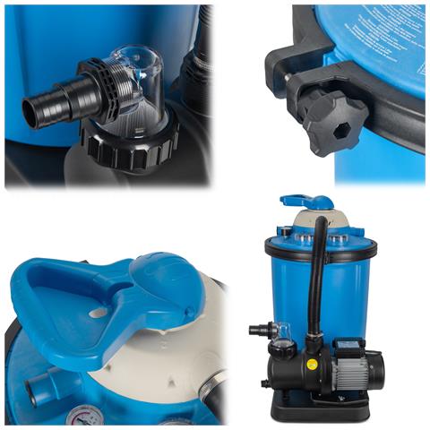 Pompa a sabbia per piscine Bestway /Intex. Capacità: 10.000 l /h - Foto 4