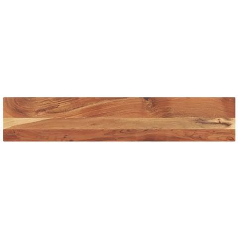 Piano Tavolo 140x40x2,5 cm Rettangolare Legno Massello Acacia - Foto 1