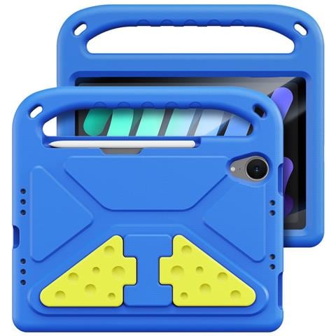 Cover per iPad mini (2024) - Blu, Antiurto, Con Soporte - Foto 2