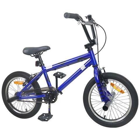 BMX 16 Pollici per 5-8 anni Blu Scuro - Foto 2
