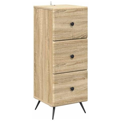 Mobile con Cassetti Rovere Sonoma 33 x 34,5 x 90 cm - Foto 1