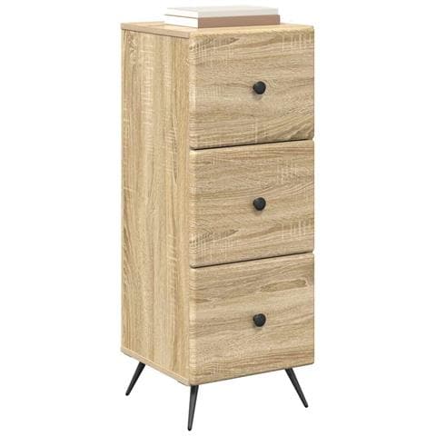 Mobile con Cassetti Rovere Sonoma 33 x 34,5 x 90 cm - Foto 2