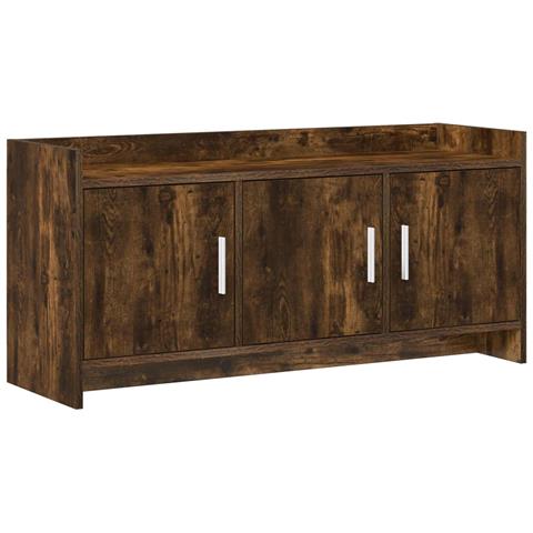 Mobile TV 102 x 33 x 47 cm Rovere Fumo Legno ingegnerizzato - Foto 1