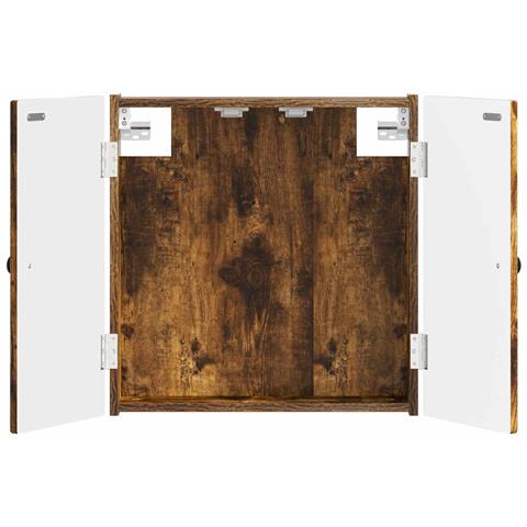 Armadio per Dartboard BREDA Rovere Fumo 52,5 x 10,5 x 53,5 cm - Foto 1
