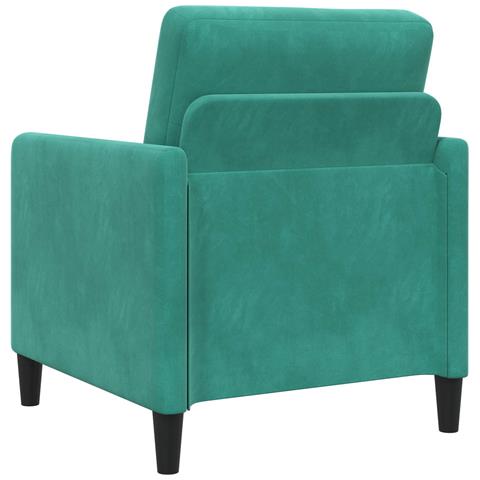 Set di Divani con Storage 2 pz Turchese Poliestere - Foto 9