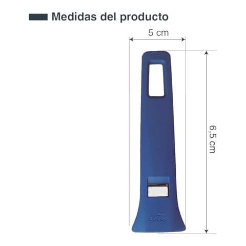 56605 - Manico combinato rimovibile, design ergonomico, compatibile con pentole e casseruole combinate - Foto 3