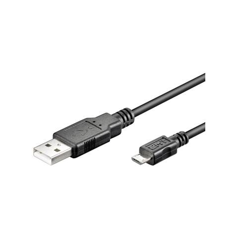 Cavo di Connessione Micro USB 2.0 B Lunghezza Mt. 1,80 Schermato - Foto 2